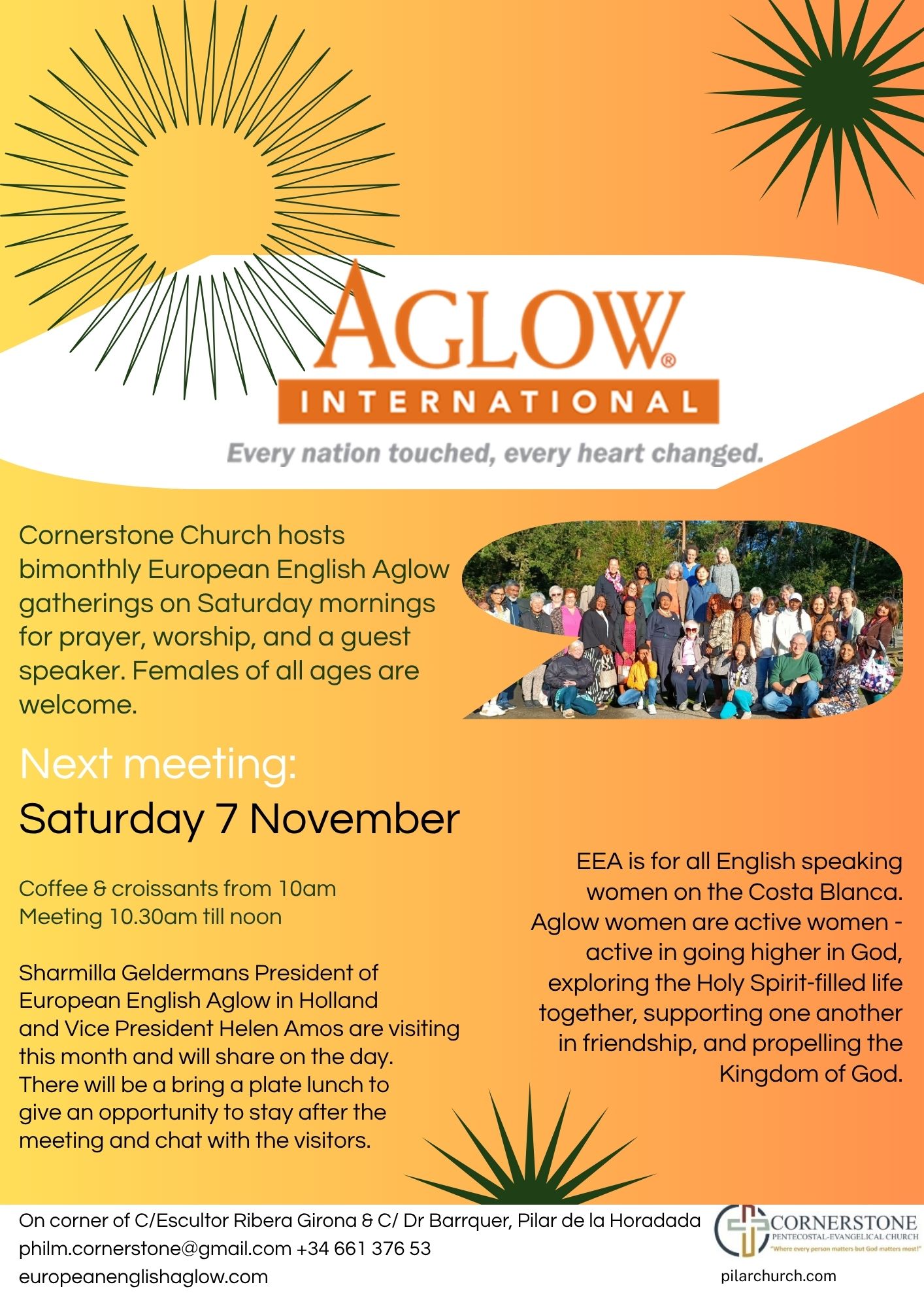 Aglow Poster Nov